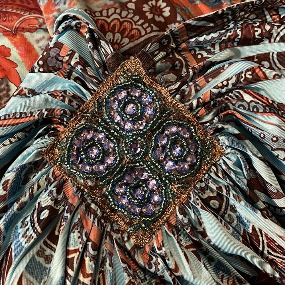 ❌DONATED❌Apt 9 Silky Paisley Top - Picture 6 of 7